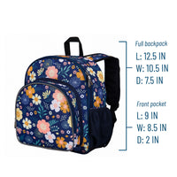Wildflower Bloom 12 Inch Backpack