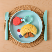 Itzy Pal™ Plush + Teether: Croissant