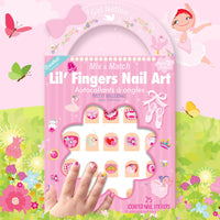 Lil' Fingers Nail Art- Pretty Ballerinas