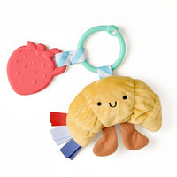Itzy Pal™ Plush + Teether: Croissant