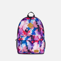 Kids Backpack Black Butterfly Print