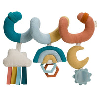 Itzy Bitzy Spiral Car Seat Activity Toy: Veggie