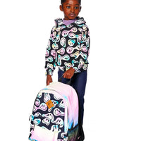 Kids Backpack Smiley Face Girl