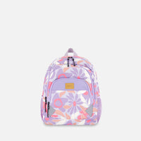 Little Kids Backpack Lilac Retro Flower Print