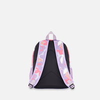 Little Kids Backpack Lilac Retro Flower Print