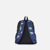 Little Kids Backpack Navy Animal Print