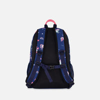 Kids Backpack Navy Unicorn Print