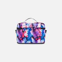 Lunch Box Black Butterfly Print