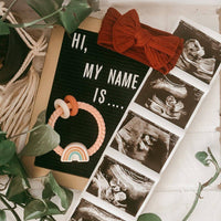 Ritzy Rattle™ Silicone Teether Rattles: Highland Cow