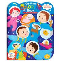 Dry Erase Coloring Book - Space Adventure