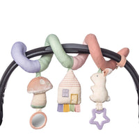 Itzy Bitzy Spiral Car Seat Activity Toy: Veggie