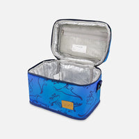 Lunch Box Blue Gradient Dinosaur Print