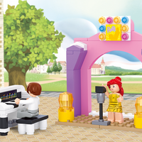 Girl's Dream Piano Solo Stage Building Brick Kit (109 pcs)