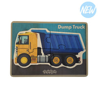Construction Vehicle Puzzle - Dump Truck