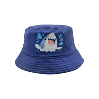 Boys Sunglasses with Bucket Hat Shark Print Hat and Glasses