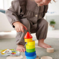 Wobbly Tower Wooden Stacking Game