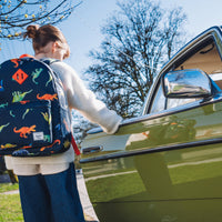 Herschel Heritage Backpack | Youth 26L - Watercolour Dino Darkest Navy