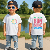 Ice Cream Sunshine Lake Days Tee | Minis