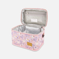 Lunch Box Lilac Cat Print