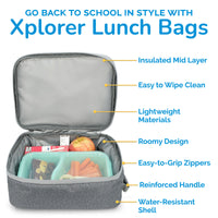 Kids Lunch Bag | Heather Grey