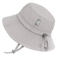 Kids Cotton Bucket Hats | Ash Grey