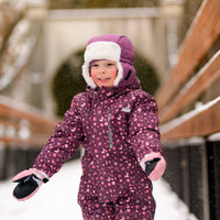 Kids Insulated Winter Hats | Dark Plum