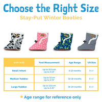 Stay-Put Winter Booties | Dark Plum