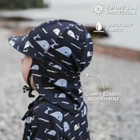 Sun Soft UV Baby Caps | Dark Navy