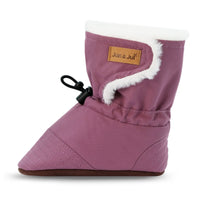 Stay-Put Winter Booties | Dark Plum