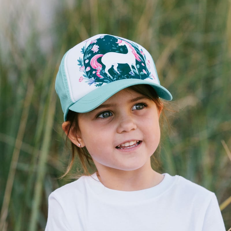 Kids UV Baseball Caps | Unicorn
