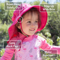 Kids Water Repellent Xplorer Hats | Pink Sorbet