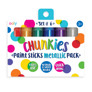 Chunkies Paint Sticks Metallic - Set of 6