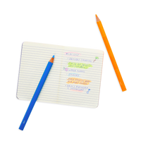 jumbo brights neon colored pencils - set of 6