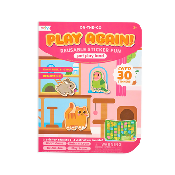 play again! mini on-the-go activity kit - pet play land