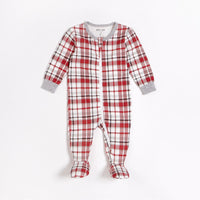 Red Plaid Printed Sleeper