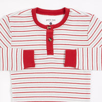 Candy Stripe on Off-White PJ Set (2 pcs.)