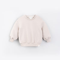 Miles Basics Fleece Girls' Sweatshirt in Cement