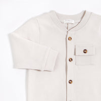 Crème French Terry Playsuit