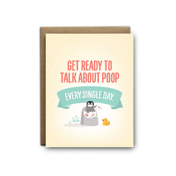 Ready to Talk Poop Card