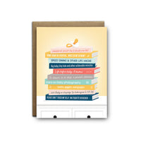 Books for New Parents Card