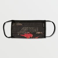 VOLCOM FACE MASK - BLACK PRINT