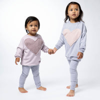Isabella Sweatshirt - Lavender & Dusty Mauve