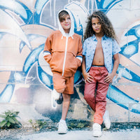 Twill Jogger Pant, Rusty Brown