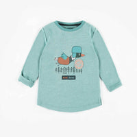 TEAL LONG-SLEEVE T-SHIRT