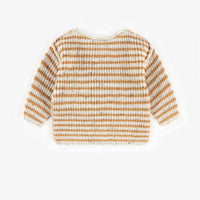 STRIPED CREWNECK WITH EMBROIDERED ILLUSTRATION, NEWBORN