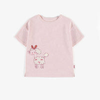PALE PINK T-SHIRT PRETTY POODLE, BABY
