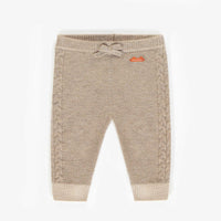 KNITTED PANTS IN RECYCLED POLYESTER, NEWBORN