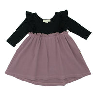 The Long Sleeve Remix Dress - Mauve Mix