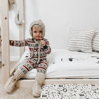 Fair Isle Fawn Infant Romper