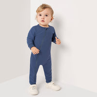 "Miles Basics" Vintage Blue Playsuit